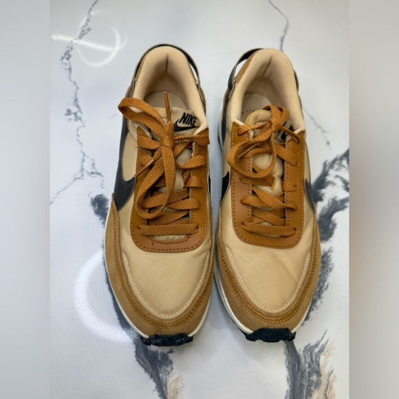 Nike Waffle Debut Shoes Women’s Size 7. 5 Sesame/Baroque Brown Sneakers DH9523 - Picture 3 of 6